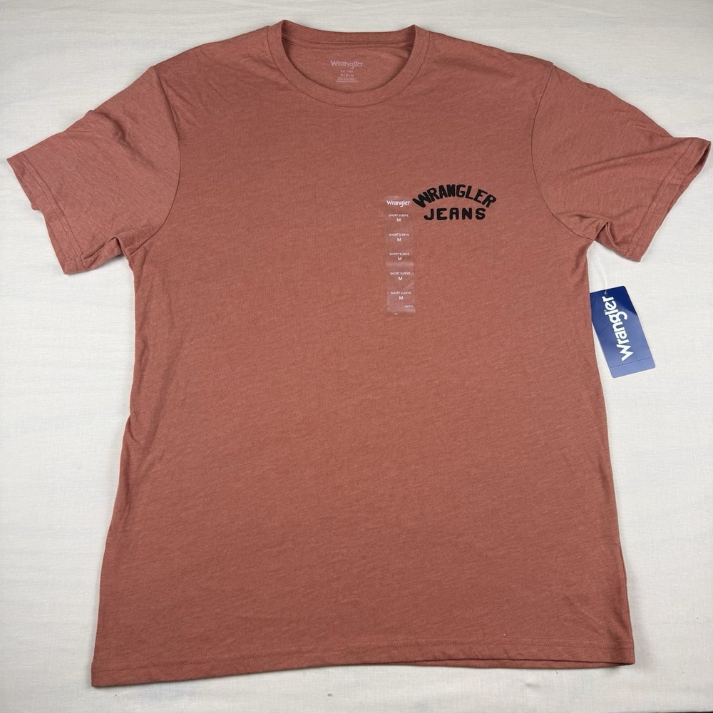 NEW Wrangler Men’s Medium Bucking Horse Back Graphic T-Shirt Western Rodeo Tee